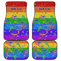 Sydney Mardi Gras Personalized Car Mats Pride Rainbow Glitter Colorful Style LT9 - Wonder Print Shop