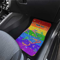 Sydney Mardi Gras Personalized Car Mats Pride Rainbow Glitter Colorful Style LT9 - Wonder Print Shop
