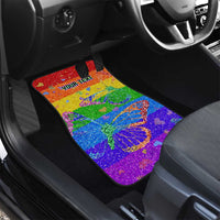 Sydney Mardi Gras Personalized Car Mats Pride Rainbow Glitter Colorful Style LT9 - Wonder Print Shop