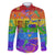 Sydney Mardi Gras Personalized Family Matching Long Sleeve Bodycon Dress and Hawaiian Shirt Pride Rainbow Glitter Colorful Style LT9 - Wonder Print Shop