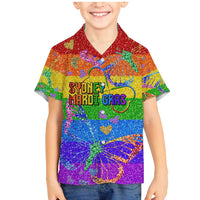 Sydney Mardi Gras Personalized Family Matching Mermaid Dress and Hawaiian Shirt Pride Rainbow Glitter Colorful Style LT9 - Wonder Print Shop