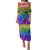 Sydney Mardi Gras Personalized Family Matching Puletasi and Hawaiian Shirt Pride Rainbow Glitter Colorful Style - Wonder Print Shop