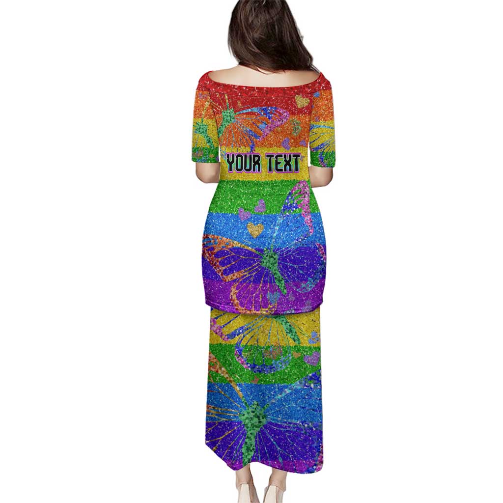 Sydney Mardi Gras Personalized Family Matching Puletasi and Hawaiian Shirt Pride Rainbow Glitter Colorful Style - Wonder Print Shop