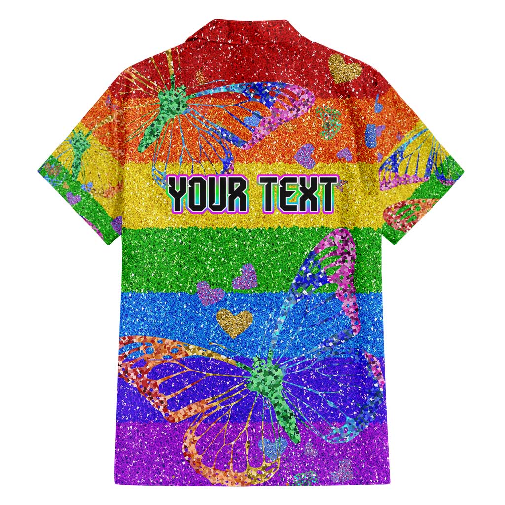 Sydney Mardi Gras Personalized Family Matching Short Sleeve Bodycon Dress and Hawaiian Shirt Pride Rainbow Glitter Colorful Style - Wonder Print Shop