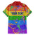Sydney Mardi Gras Personalized Family Matching Summer Maxi Dress and Hawaiian Shirt Pride Rainbow Glitter Colorful Style - Wonder Print Shop