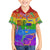 Sydney Mardi Gras Personalized Family Matching Summer Maxi Dress and Hawaiian Shirt Pride Rainbow Glitter Colorful Style - Wonder Print Shop
