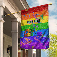 Sydney Mardi Gras Personalized Garden Flag Pride Rainbow Glitter Colorful Style - Wonder Print Shop