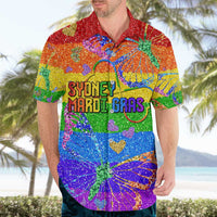 Sydney Mardi Gras Personalized Hawaiian Shirt Pride Rainbow Glitter Colorful Style - Wonder Print Shop