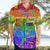 Sydney Mardi Gras Personalized Hawaiian Shirt Pride Rainbow Glitter Colorful Style - Wonder Print Shop