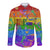 Sydney Mardi Gras Personalized Long Sleeve Button Shirt Pride Rainbow Glitter Colorful Style - Wonder Print Shop