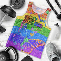 Sydney Mardi Gras Personalized Men Tank Top Pride Rainbow Glitter Colorful Style - Wonder Print Shop