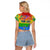 Sydney Mardi Gras Personalized Raglan Cropped T Shirt Pride Rainbow Glitter Colorful Style - Wonder Print Shop