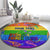 Sydney Mardi Gras Personalized Round Carpet Pride Rainbow Glitter Colorful Style
