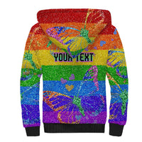 Sydney Mardi Gras Personalized Sherpa Hoodie Pride Rainbow Glitter Colorful Style - Wonder Print Shop