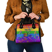 Sydney Mardi Gras Personalized Shoulder Handbag Pride Rainbow Glitter Colorful Style