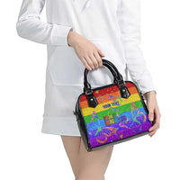Sydney Mardi Gras Personalized Shoulder Handbag Pride Rainbow Glitter Colorful Style