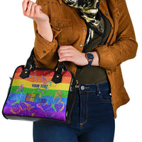 Sydney Mardi Gras Personalized Shoulder Handbag Pride Rainbow Glitter Colorful Style