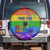 Sydney Mardi Gras Personalized Spare Tire Cover Pride Rainbow Glitter Colorful Style - Wonder Print Shop