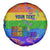 Sydney Mardi Gras Personalized Spare Tire Cover Pride Rainbow Glitter Colorful Style - Wonder Print Shop