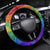 Sydney Mardi Gras Steering Wheel Cover Pride Rainbow Glitter Colorful Style - Wonder Print Shop