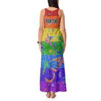 Sydney Mardi Gras Personalized Tank Maxi Dress Pride Rainbow Glitter Colorful Style - Wonder Print Shop