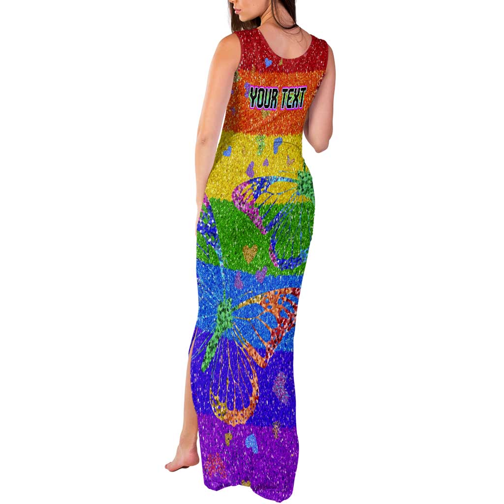Sydney Mardi Gras Personalized Tank Maxi Dress Pride Rainbow Glitter Colorful Style - Wonder Print Shop