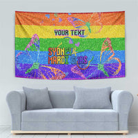 Sydney Mardi Gras Personalized Tapestry Pride Rainbow Glitter Colorful Style - Wonder Print Shop