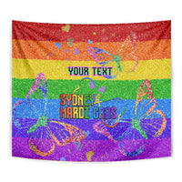 Sydney Mardi Gras Personalized Tapestry Pride Rainbow Glitter Colorful Style - Wonder Print Shop