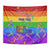Sydney Mardi Gras Personalized Tapestry Pride Rainbow Glitter Colorful Style - Wonder Print Shop