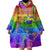 Sydney Mardi Gras Personalized Wearable Blanket Hoodie Pride Rainbow Glitter Colorful Style - Wonder Print Shop