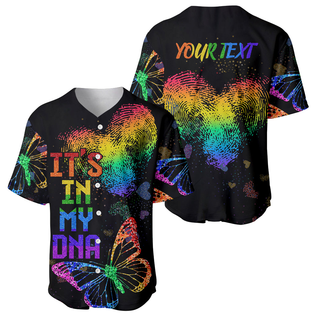 It's In My DNA LGBT History Month Baseball Jersey LT9 - Wonder Print Shop