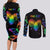 It's In My DNA LGBT History Month Couples Matching Long Sleeve Bodycon Dress and Long Sleeve Button Shirt LT9 - Wonder Print Shop