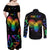 It's In My DNA LGBT History Month Couples Matching Off Shoulder Maxi Dress and Long Sleeve Button Shirt LT9 - Wonder Print Shop
