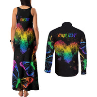 It's In My DNA LGBT History Month Couples Matching Tank Maxi Dress and Long Sleeve Button Shirt LT9 - Wonder Print Shop
