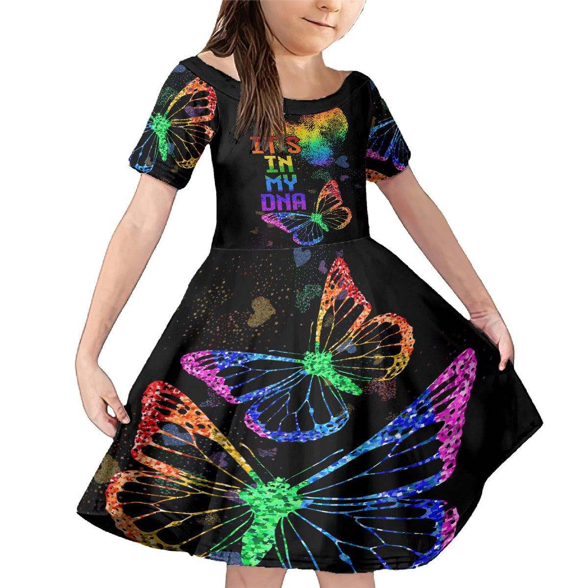 It's In My DNA LGBT History Month Family Matching Mermaid Dress and Hawaiian Shirt LT9 - Wonder Print Shop