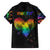 It's In My DNA LGBT History Month Family Matching Off Shoulder Long Sleeve Dress and Hawaiian Shirt - Wonder Print Shop