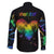 It's In My DNA LGBT History Month Family Matching Off Shoulder Long Sleeve Dress and Hawaiian Shirt - Wonder Print Shop