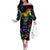 It's In My DNA LGBT History Month Family Matching Off Shoulder Long Sleeve Dress and Hawaiian Shirt - Wonder Print Shop