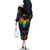 It's In My DNA LGBT History Month Family Matching Off Shoulder Long Sleeve Dress and Hawaiian Shirt - Wonder Print Shop
