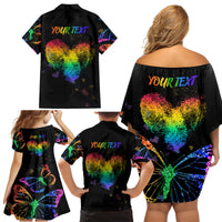 It's In My DNA LGBT History Month Family Matching Off Shoulder Short Dress and Hawaiian Shirt LT9 - Wonder Print Shop
