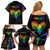 It's In My DNA LGBT History Month Family Matching Off Shoulder Short Dress and Hawaiian Shirt LT9 - Wonder Print Shop