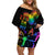 It's In My DNA LGBT History Month Family Matching Off Shoulder Short Dress and Hawaiian Shirt LT9 - Wonder Print Shop