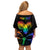 It's In My DNA LGBT History Month Family Matching Off Shoulder Short Dress and Hawaiian Shirt LT9 - Wonder Print Shop