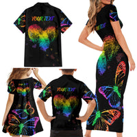 It's In My DNA LGBT History Month Family Matching Short Sleeve Bodycon Dress and Hawaiian Shirt - Wonder Print Shop