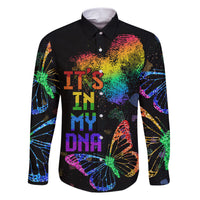 It's In My DNA LGBT History Month Family Matching Short Sleeve Bodycon Dress and Hawaiian Shirt - Wonder Print Shop