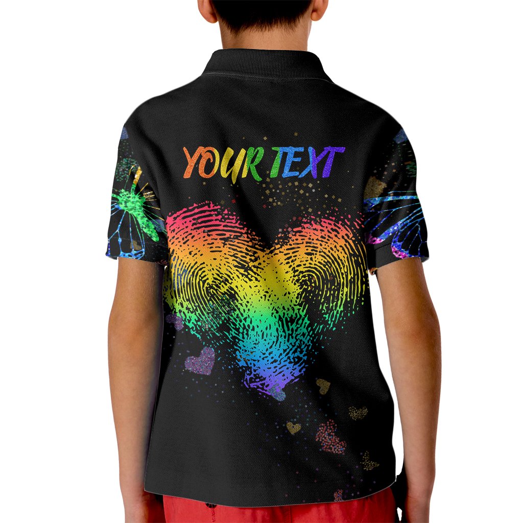 It's In My DNA LGBT History Month Kid Polo Shirt - Wonder Print Shop