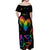 It's In My DNA LGBT History Month Off Shoulder Maxi Dress - Wonder Print Shop