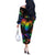 It's In My DNA LGBT History Month Off The Shoulder Long Sleeve Dress - Wonder Print Shop