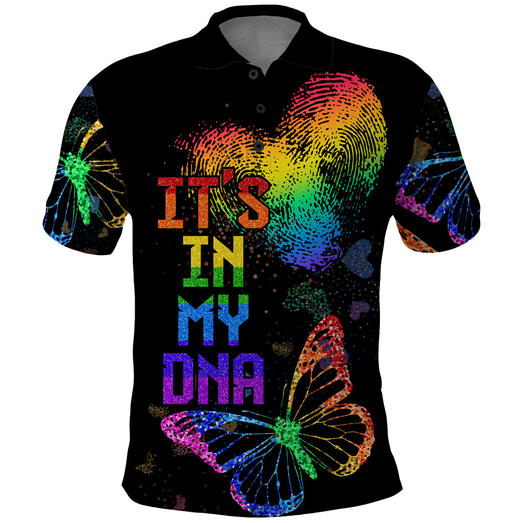 It's In My DNA LGBT History Month Polo Shirt - Wonder Print Shop