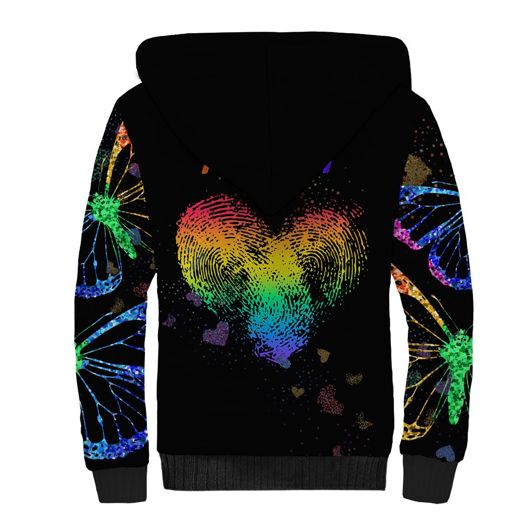 It's In My DNA LGBT History Month Sherpa Hoodie - Wonder Print Shop